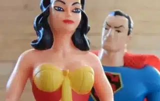 wonder women and super man